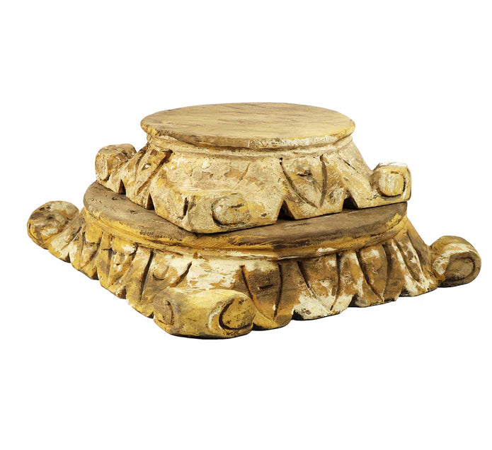 Carved Pillar Base, Small
