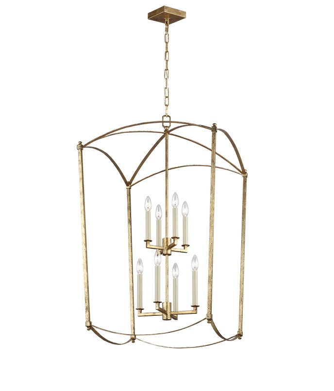 F3324/8ADB Thayer Extra Large Lantern, Antique Gild