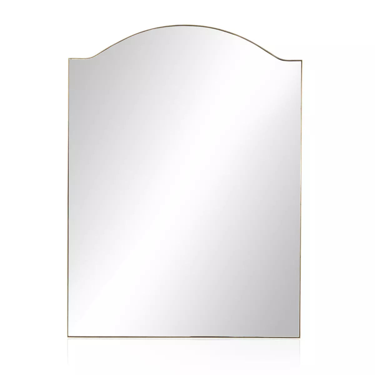 228729-002 Jaques Floor Mirror in Antique Brass