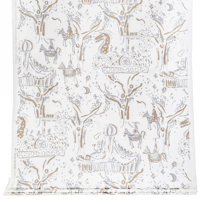 Carnival Toile/Rex on clay-coated paper/ sold per 10 yard roll