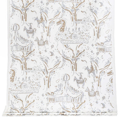 Carnival Toile/Rex on clay-coated paper/ sold per 10 yard roll