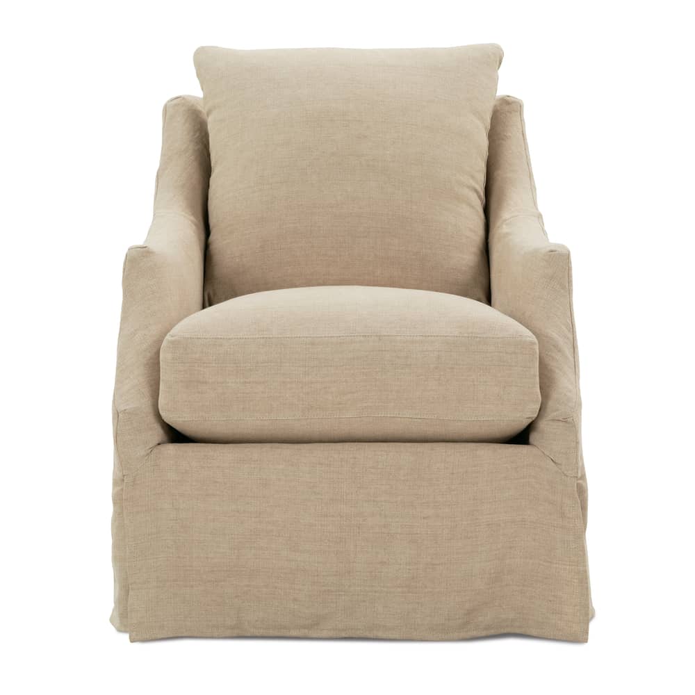 Kori Slipcovered Swivel Chair
