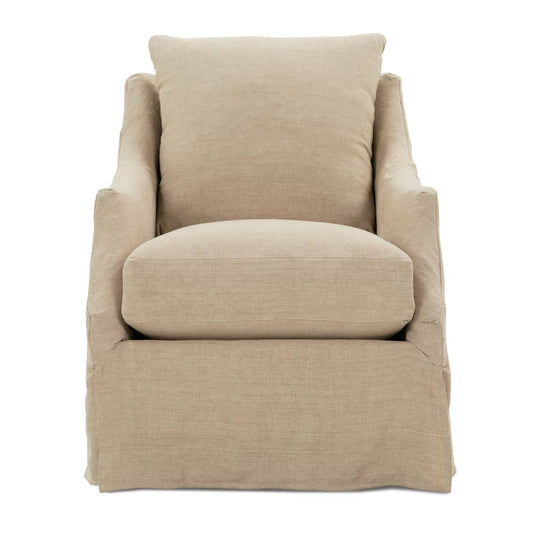 Kori Slipcovered Swivel Chair