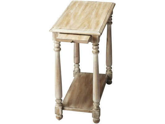 Devane Side Table Color- Gray, Beige