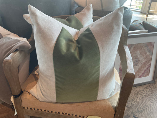 Stripe Velvet Pillow
