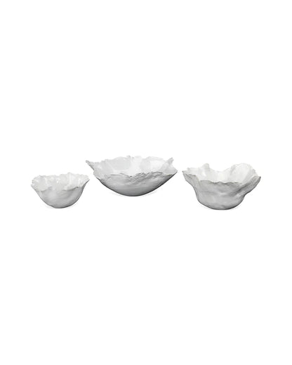 7FLEU-BOWH Fleur Ceramic Bowl  Meduim