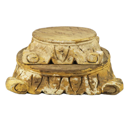 Carved Pillar Base, Small