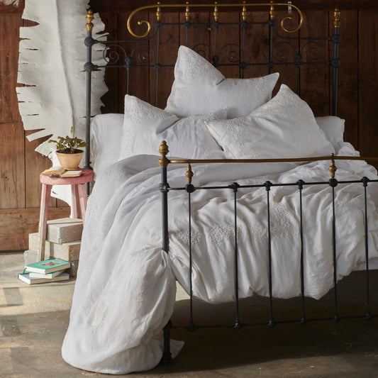 Piper King Sham in Ivory