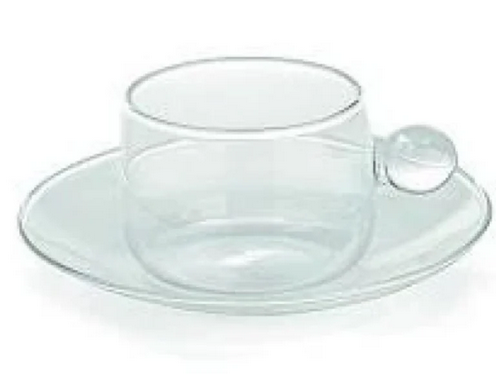 Cappuccino Cup & Saucer  Transparent