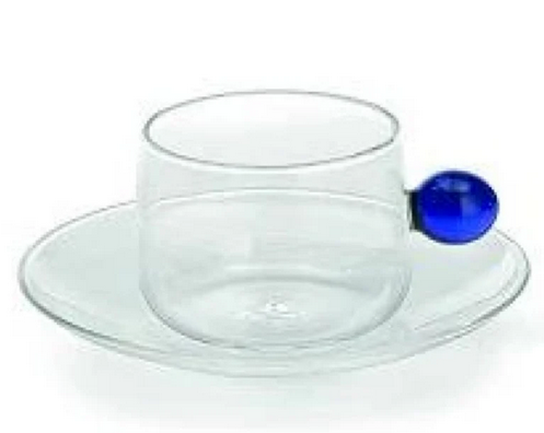 Cappuccino Cup & Saucer  Cobalt Blue