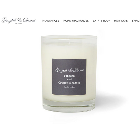 Tobacco & Orange Blossom Candle