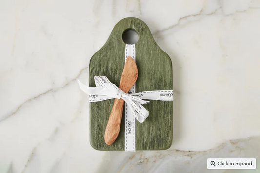 Dutch Cheese Board w/ Spread Spruce Green
