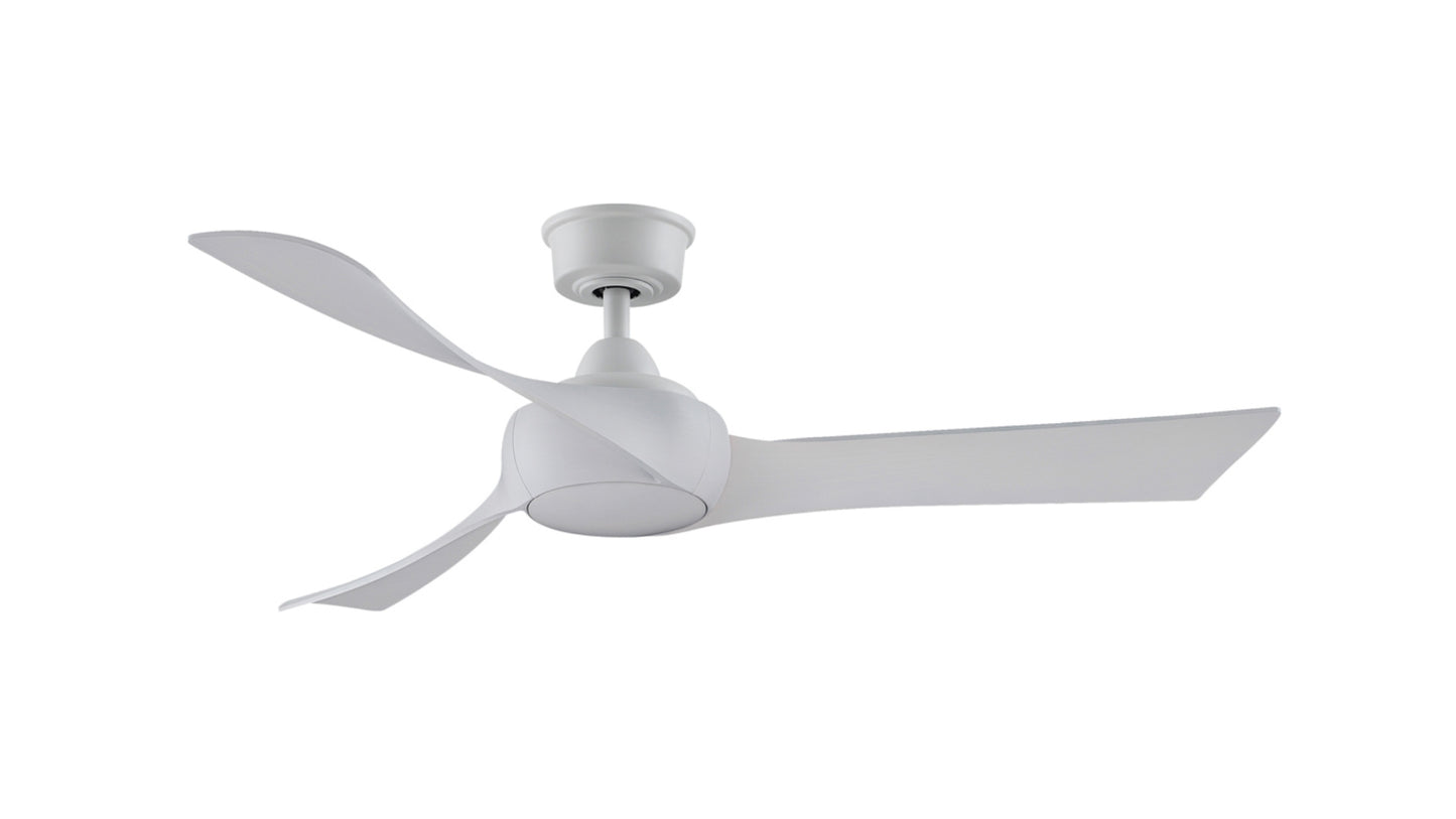 Wrap Custom 44" Fan, White Washed