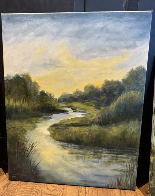 Creek in Nature Painting