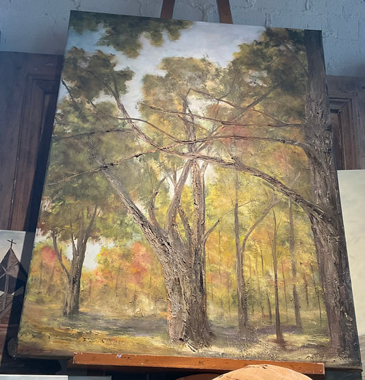 Autumn Trees Painting 30x40