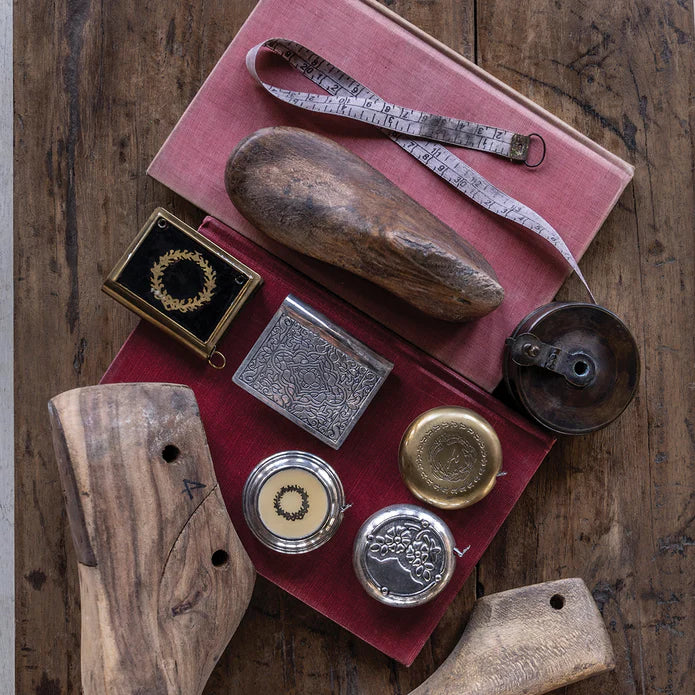 Vintage Measuring Tape W/ Wreath