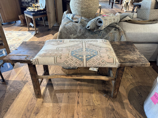 Vintage Elm Bench